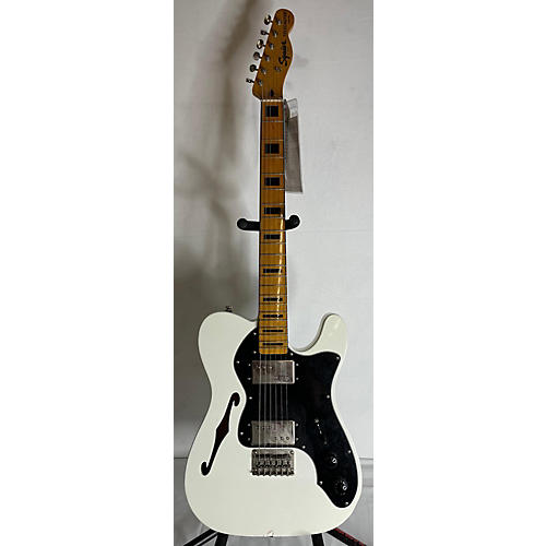 Squier Used Squier Classic Vibe Telecaster Thinline Alpine White Hollow Body Electric Guitar Alpine White