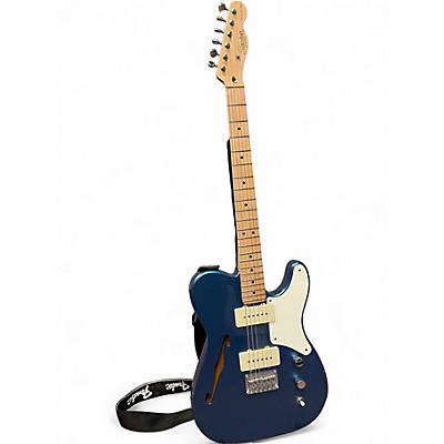 Used Squier Classic Vibe Telecaster Thinline Lake Placid Blue Hollow Body Electric Guitar