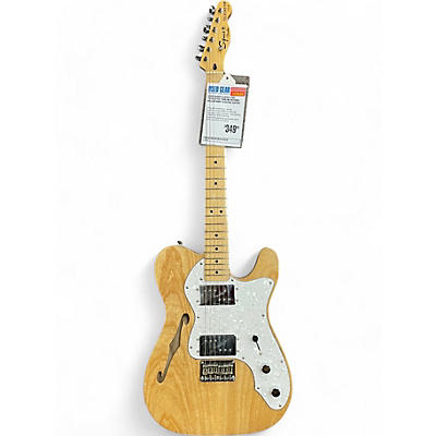 Squier Used Squier Classic Vibe Telecaster Thinline Natural Hollow Body Electric Guitar