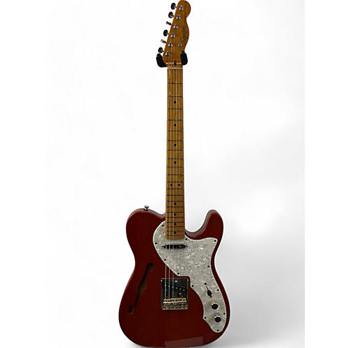 Squier Used Squier Classic Vibe Telecaster Thinline Natural Hollow Body Electric Guitar Natural