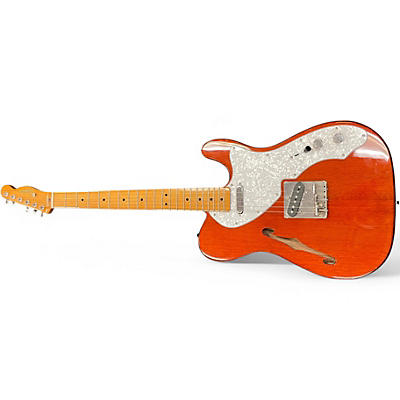 Used Squier Classic Vibe Telecaster Thinline Natural Hollow Body Electric Guitar