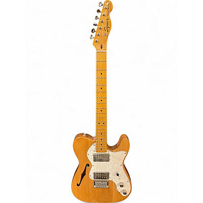 Used Squier Classic Vibe Telecaster Thinline Natural Hollow Body Electric Guitar