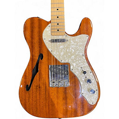 Used Squier Classic Vibe Telecaster Thinline Natural Hollow Body Electric Guitar