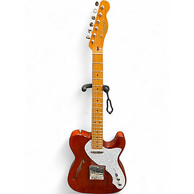 Used Squier Classic Vibe Telecaster Thinline Natural Hollow Body Electric Guitar