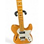 Used Squier Classic Vibe Telecaster Thinline Natural Hollow Body Electric Guitar Natural