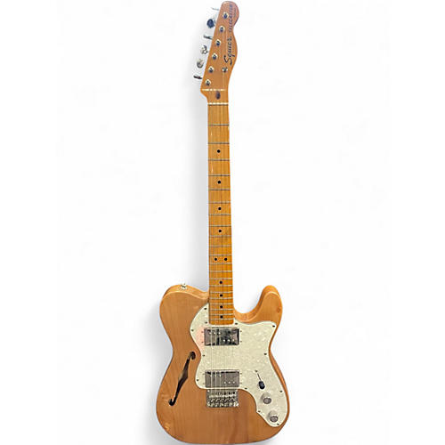Used Squier Classic Vibe Telecaster Thinline Natural Hollow Body Electric Guitar Natural