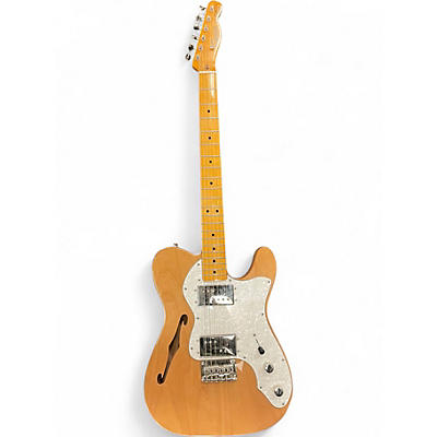 Used Squier Classic Vibe Telecaster Thinline Natural Hollow Body Electric Guitar