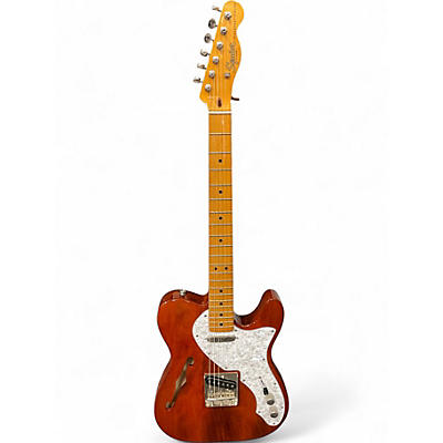 Used Squier Classic Vibe Telecaster Thinline Natural Hollow Body Electric Guitar