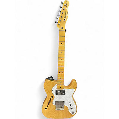 Used Squier Classic Vibe Telecaster Thinline Natural Hollow Body Electric Guitar