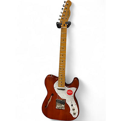 Used Squier Classic Vibe Telecaster Thinline Natural Hollow Body Electric Guitar