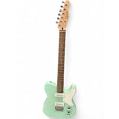 Used Squier Classic Vibe Telecaster Thinline Surf Green Hollow Body Electric Guitar