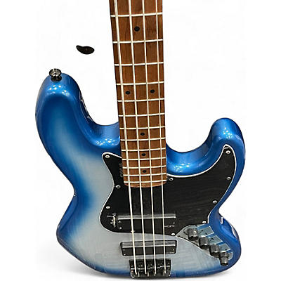 Used Squier Contemporary Active Jazz Bass Blue Burst Electric Bass Guitar