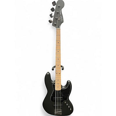 Used Squier Contemporary Active Jazz Bass Flat Black Electric Bass Guitar