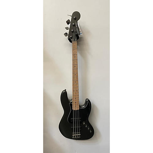 Squier Used Squier Contemporary Active Jazz Bass Gunmetal Gray Electric Bass Guitar Gunmetal Gray