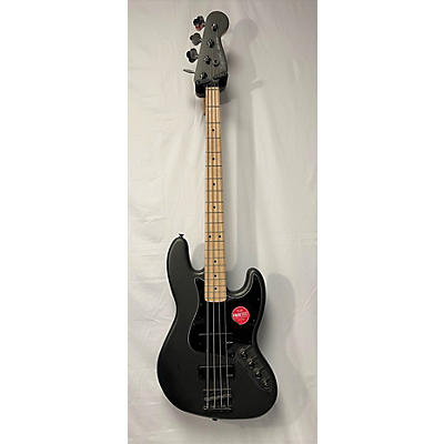 Squier Used Squier Contemporary Active Jazz Bass Gunmetal Gray Electric Bass Guitar