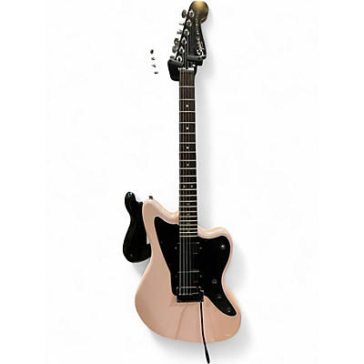 Used Squier Contemporary Active Jazzmaster HH Pink Solid Body Electric Guitar