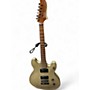 Used Squier Contemporary Active Starcaster Antique Gold Hollow Body Electric Guitar Antique Gold