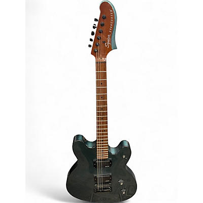 Used Squier Contemporary Active Starcaster BLUE Hollow Body Electric Guitar