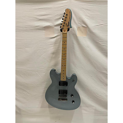 Squier Used Squier Contemporary Active Starcaster Blue Hollow Body Electric Guitar