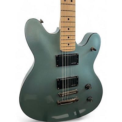 Squier Used Squier Contemporary Active Starcaster Blue Metalic Hollow Body Electric Guitar