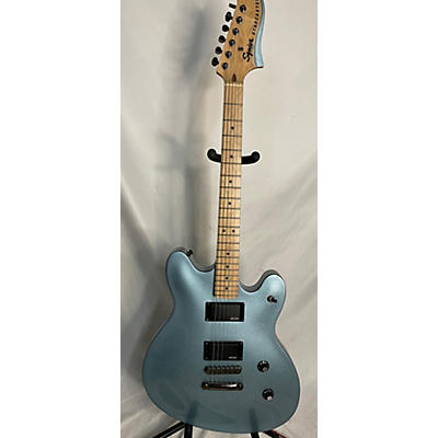 Squier Used Squier Contemporary Active Starcaster Metallic Blue Hollow Body Electric Guitar