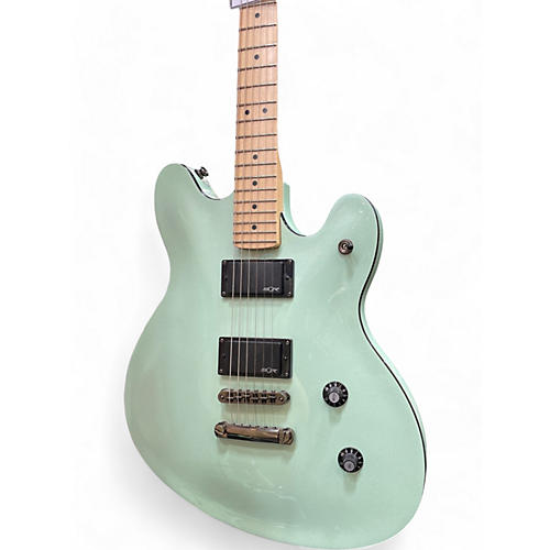 Squier Used Squier Contemporary Active Starcaster Seafoam Green Hollow Body Electric Guitar Seafoam Green