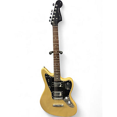 Used Squier Contemporary Jaguar HH ST Shoreline Gold Solid Body Electric Guitar