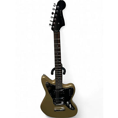 Used Squier Contemporary Jaguar Shoreline Gold Solid Body Electric Guitar
