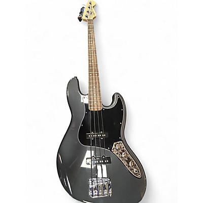 Used Squier Contemporary Jazz Bass Grey Electric Bass Guitar