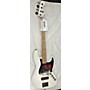 Used Squier Used Squier Contemporary Jazz Bass Guitar White Electric Bass Guitar White