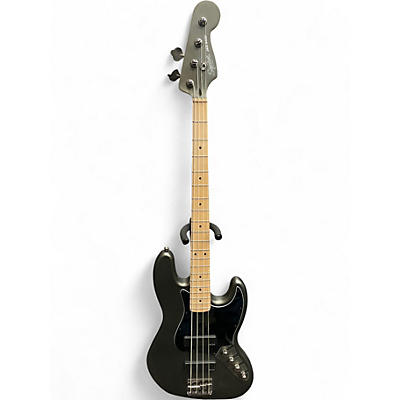 Used Squier Contemporary Jazz Bass Gunmetal Gray Electric Bass Guitar