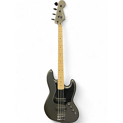 Used Squier Contemporary Jazz Bass Midnight Satin Electric Bass Guitar
