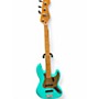 Used Squier Contemporary Jazz Bass Seafoam Green Electric Bass Guitar Seafoam Green