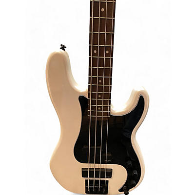 Used Squier Contemporary Precision Bass Pearl White Electric Bass Guitar