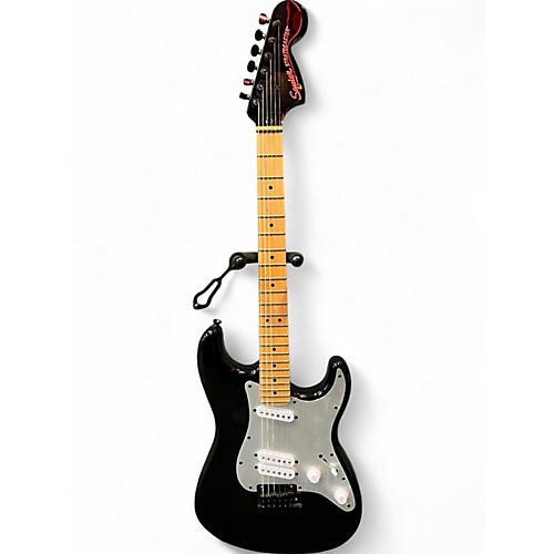 Used Squier Contemporary Special Stratocaster Black Solid Body Electric Guitar Black