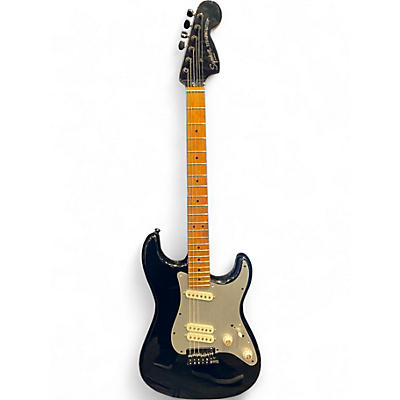 Used Squier Contemporary Stratocaster Black Solid Body Electric Guitar