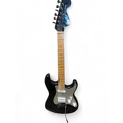 Used Squier Contemporary Stratocaster Black Solid Body Electric Guitar