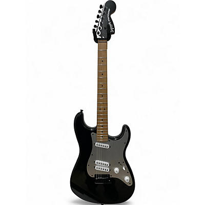 Used Squier Contemporary Stratocaster Black Solid Body Electric Guitar