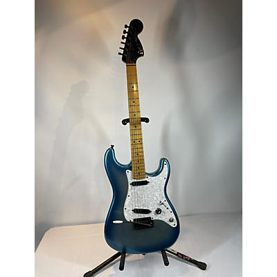 Squier Used Squier Contemporary Stratocaster Blue Solid Body Electric Guitar