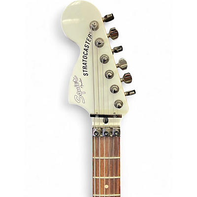 Used Squier Contemporary Stratocaster Classic White Solid Body Electric Guitar