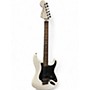 Used Squier Contemporary Stratocaster HH FR WHITE Solid Body Electric Guitar WHITE