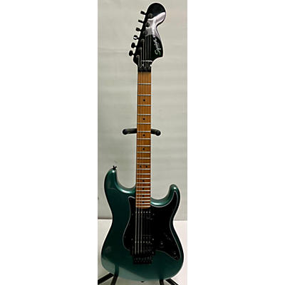 Squier Used Squier Contemporary Stratocaster HH Gunmetal Green Solid Body Electric Guitar