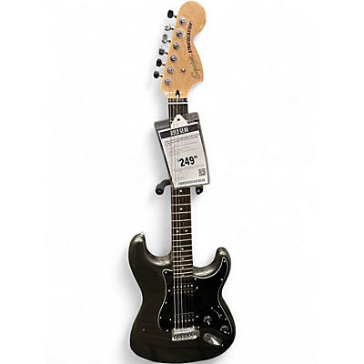Used Squier Contemporary Stratocaster HH Metallic Gray Solid Body Electric Guitar