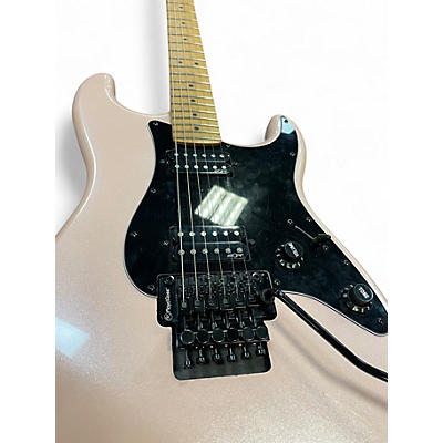 Used Squier Contemporary Stratocaster HH Rose Gold Solid Body Electric Guitar