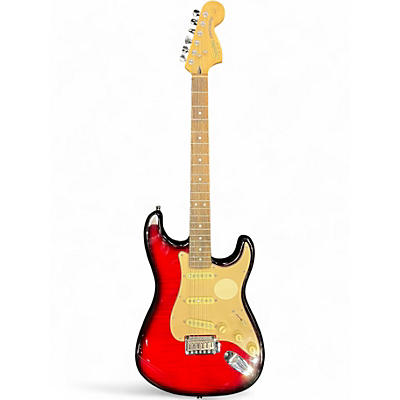 Used Squier Contemporary Stratocaster HSS 2 tone burst Solid Body Electric Guitar