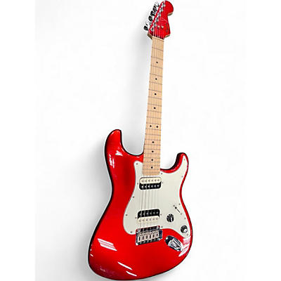 Used Squier Contemporary Stratocaster HSS red Solid Body Electric Guitar