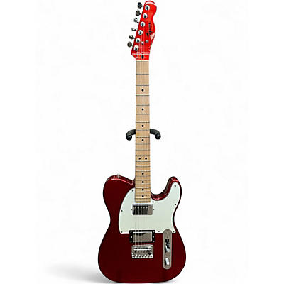 Used Squier Contemporary Telecaster HH Candy Apple Red Metallic Solid Body Electric Guitar