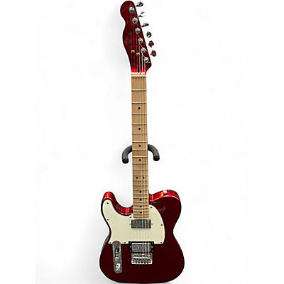Used Squier Contemporary Telecaster HH Dark Metallic Red Electric Guitar