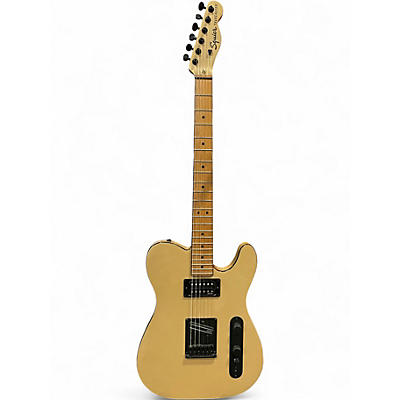 Used Squier Contemporary Telecaster HH Shoreline Gold Solid Body Electric Guitar