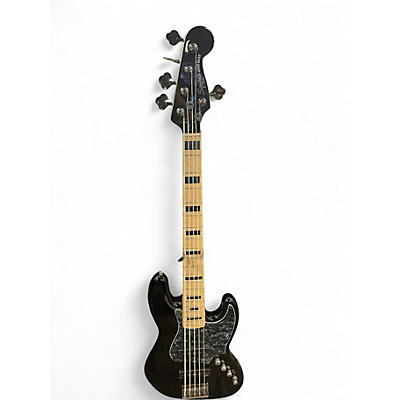 Used Squier Contemprary Active Jazz Bass Black Electric Bass Guitar